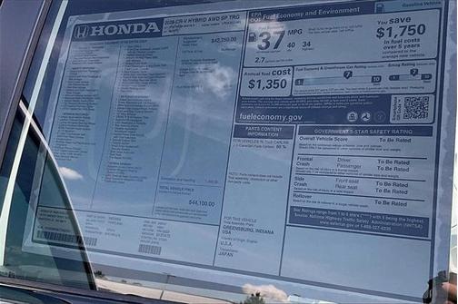 2026 Honda CR-V Hybrid Sport Touring