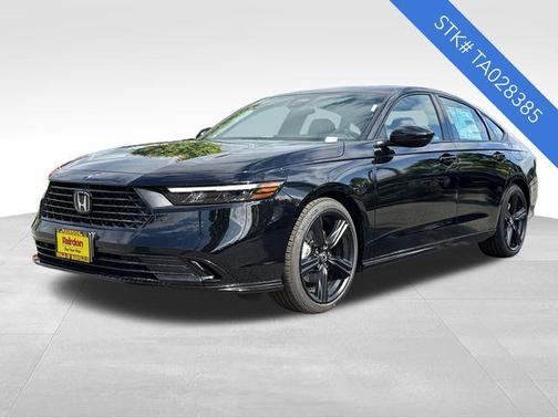 Crystal Black Pearl 2026 Honda Accord Hybrid Sport-L