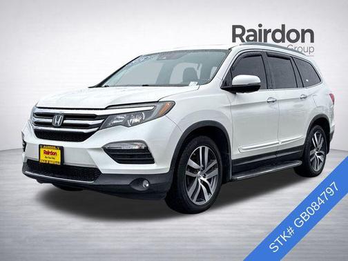 White Diamond Pearl 2016 Honda Pilot Elite