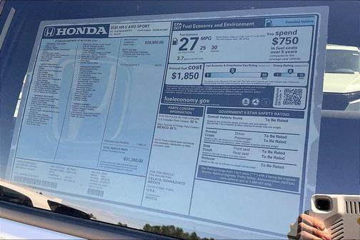 2026 Honda HR-V AWD Sport