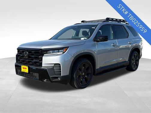 Solar Silver Metallic 2026 Honda Pilot Black Edition