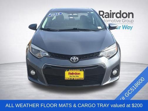 Slate Metallic 2016 Toyota Corolla S Premium