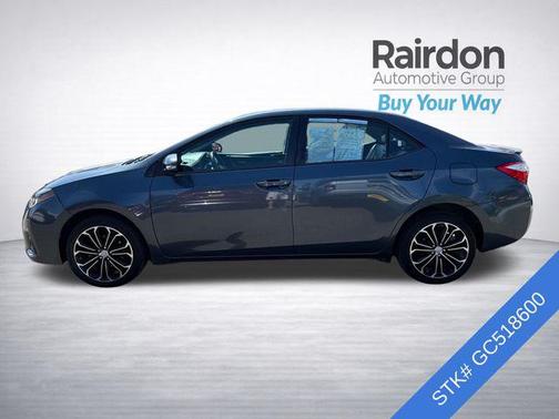 Slate Metallic 2016 Toyota Corolla S Premium