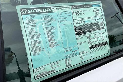 2025 Honda Civic Hybrid Sport Touring