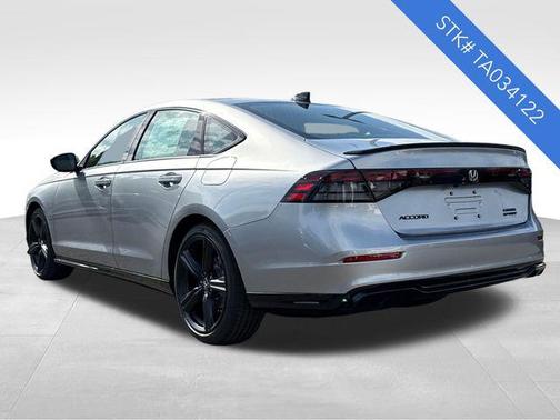 Solar Silver Metallic 2026 Honda Accord Hybrid Sport-L
