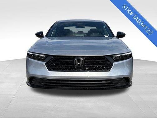 Solar Silver Metallic 2026 Honda Accord Hybrid Sport-L