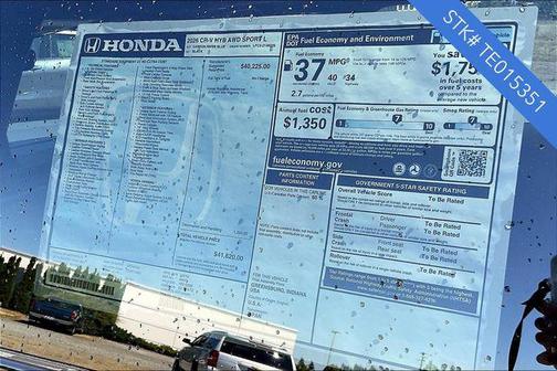 2026 Honda CR-V Hybrid Sport-L AWD