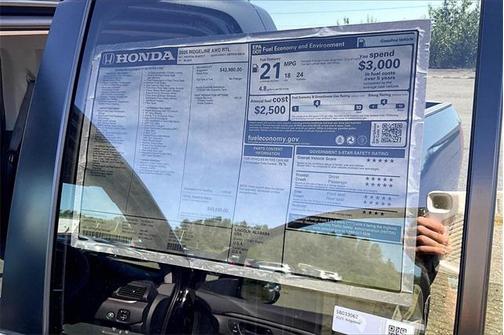2025 Honda Ridgeline RTL