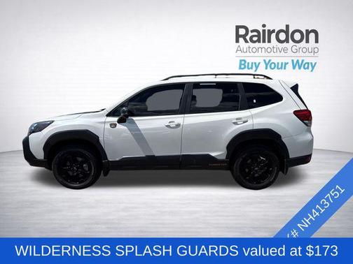 Crystal White Pearl 2022 Subaru Forester Wilderness