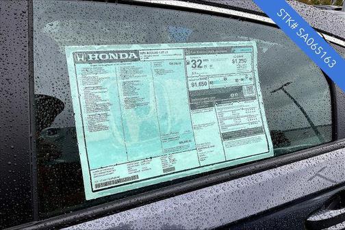 2025 Honda Accord LX 1.5T