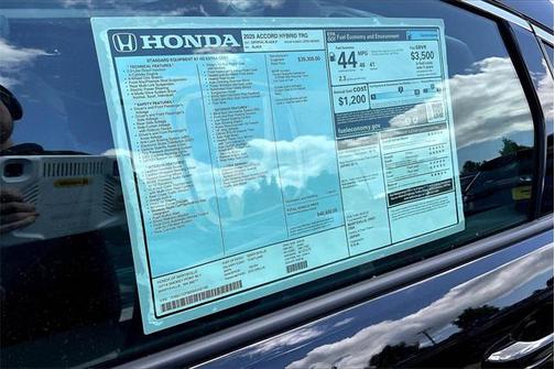 2025 Honda Accord Hybrid Touring