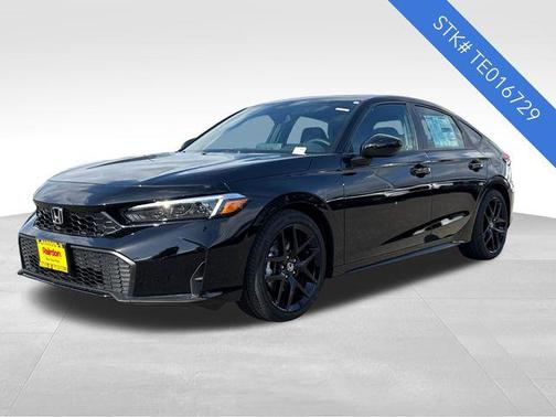 Crystal Black Pearl 2026 Honda Civic Hybrid Sport