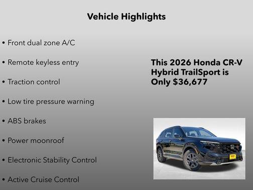 2026 Honda CR-V Hybrid TrailSport AWD