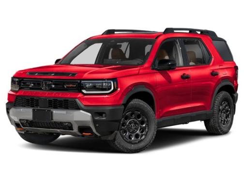 Radiant Red Metallic II 2026 Honda Passport AWD TrailSport Elite Blackout