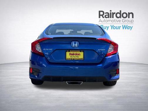Aegean Blue Metallic 2020 Honda Civic Sport