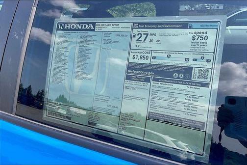2026 Honda HR-V AWD Sport