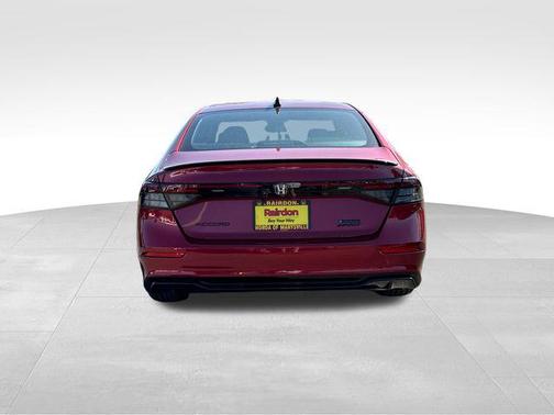 Radiant Red Metallic 2026 Honda Accord Hybrid Sport-L