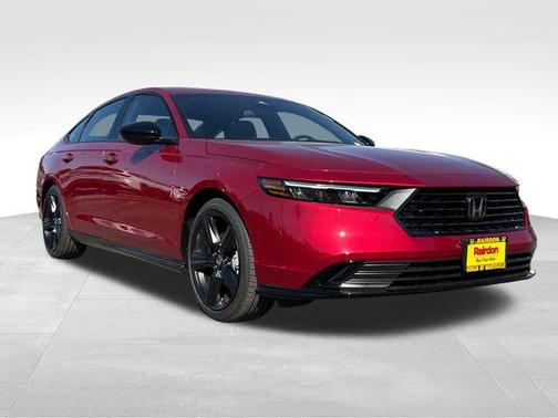 Radiant Red Metallic 2026 Honda Accord Hybrid Sport-L