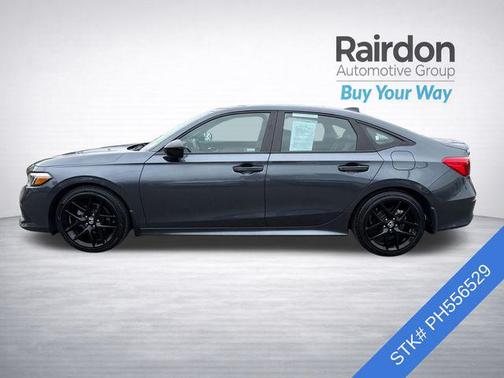Meteorite Gray Metallic 2023 Honda Civic Sport