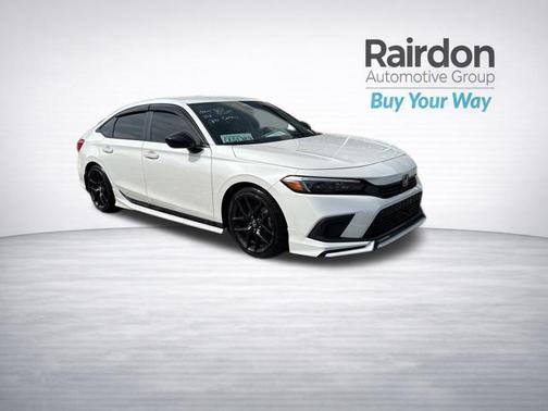 Platinum White Pearl 2024 Honda Civic Sport