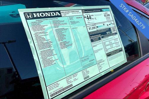 2025 Honda Accord Hybrid Base