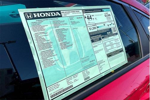 2025 Honda Accord Hybrid Base