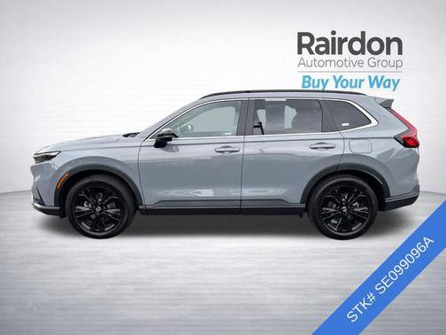 Urban Gray Pearl 2025 Honda CR-V Hybrid Sport Touring AWD