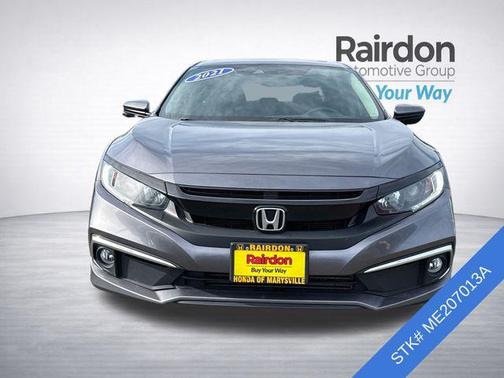 Modern Steel Metallic 2021 Honda Civic EX