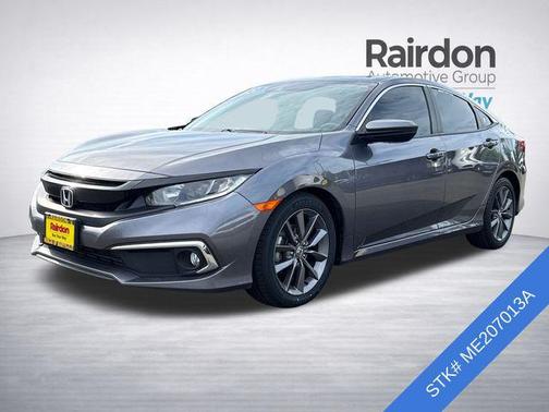 Modern Steel Metallic 2021 Honda Civic EX