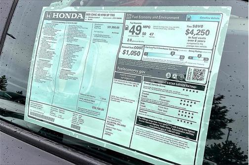 2025 Honda Civic Hybrid Sport Touring