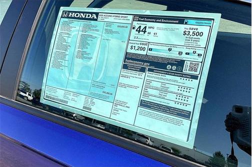 2025 Honda Accord Hybrid Base