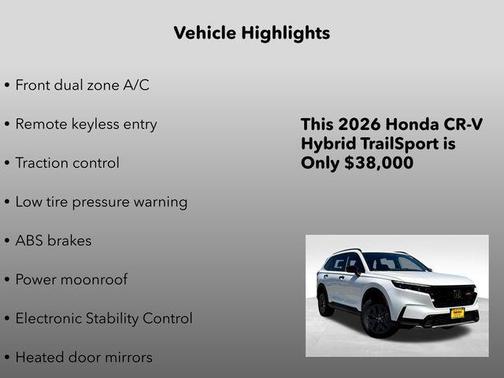 2026 Honda CR-V Hybrid TrailSport AWD