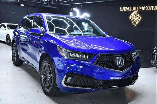 Apex Blue Pearl 2020 Acura MDX 3.5L Technology & A-Spec Pkgs