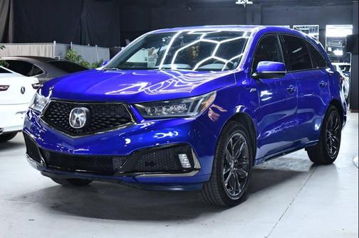 Apex Blue Pearl 2020 Acura MDX 3.5L Technology & A-Spec Pkgs