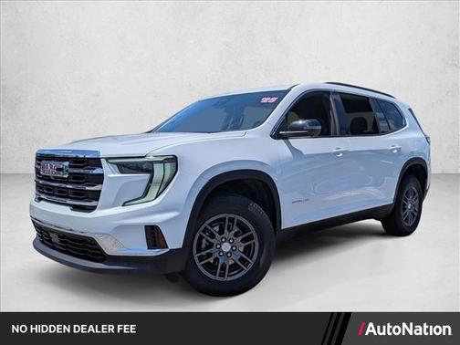 Summit White 2025 GMC Acadia AWD Elevation