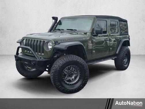 Sarge Green Clearcoat 2021 Jeep Wrangler Unlimited Rubicon