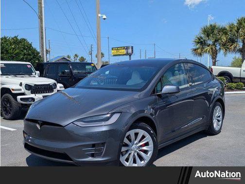 Midnight Silver Metallic 2019 Tesla Model X P100D