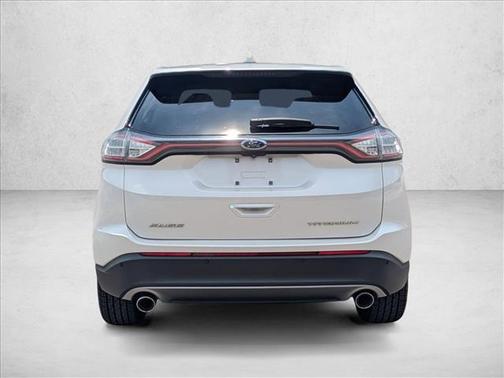 White Platinum Metallic Tri-Coat 2018 Ford Edge Titanium