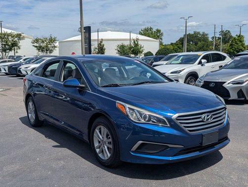 Lakeside Blue 2017 Hyundai SONATA Base