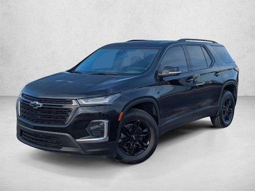 Mosaic Black Metallic 2023 Chevrolet Traverse LT Cloth