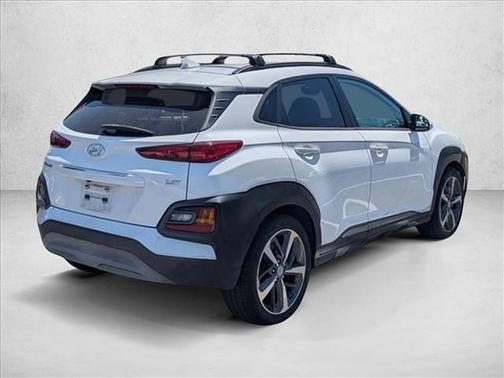 Lunar White 2021 Hyundai KONA Limited