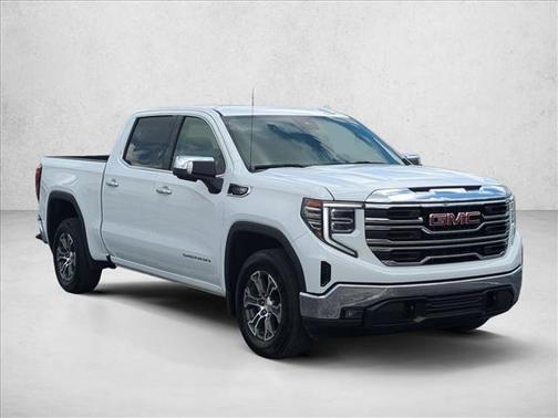 Summit White 2025 GMC Sierra 1500 SLT