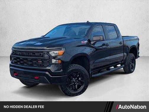 Black 2026 Chevrolet Silverado 1500 Custom Trail Boss