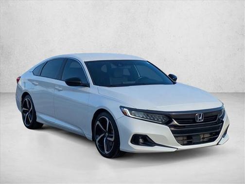 Platinum White Pearl 2021 Honda Accord Sport 1.5T