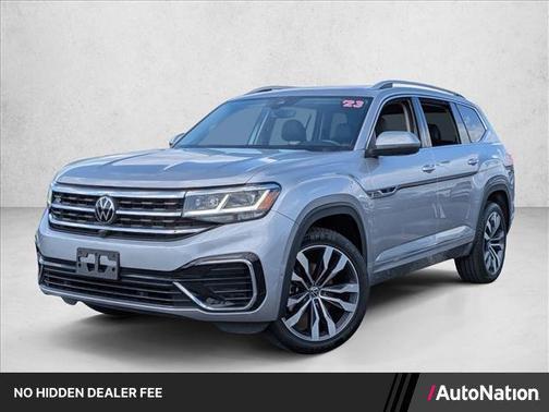 Platinum Gray Metallic 2023 Volkswagen Atlas 3.6L SEL Premium