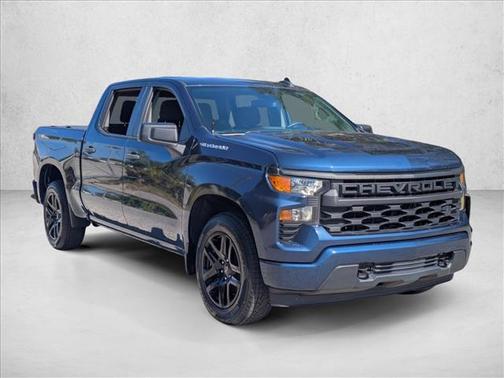 Northsky Blue Metallic 2022 Chevrolet Silverado 1500 Custom