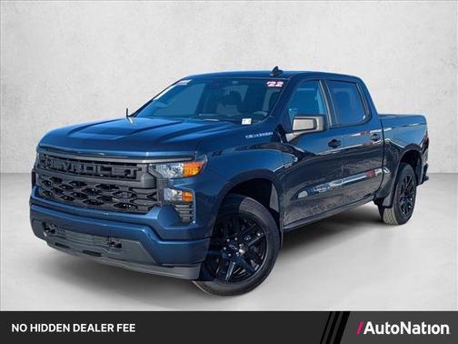 Northsky Blue Metallic 2022 Chevrolet Silverado 1500 Custom