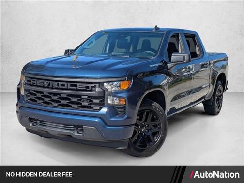 Northsky Blue Metallic 2022 Chevrolet Silverado 1500 Custom