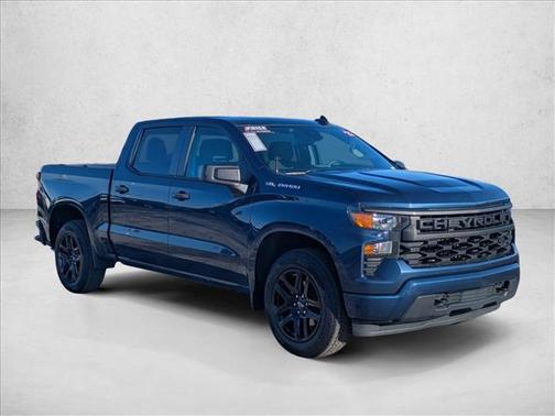 Northsky Blue Metallic 2022 Chevrolet Silverado 1500 Custom