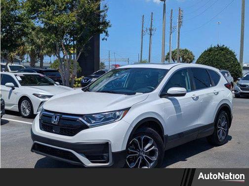 Platinum White Pearl 2022 Honda CR-V AWD EX